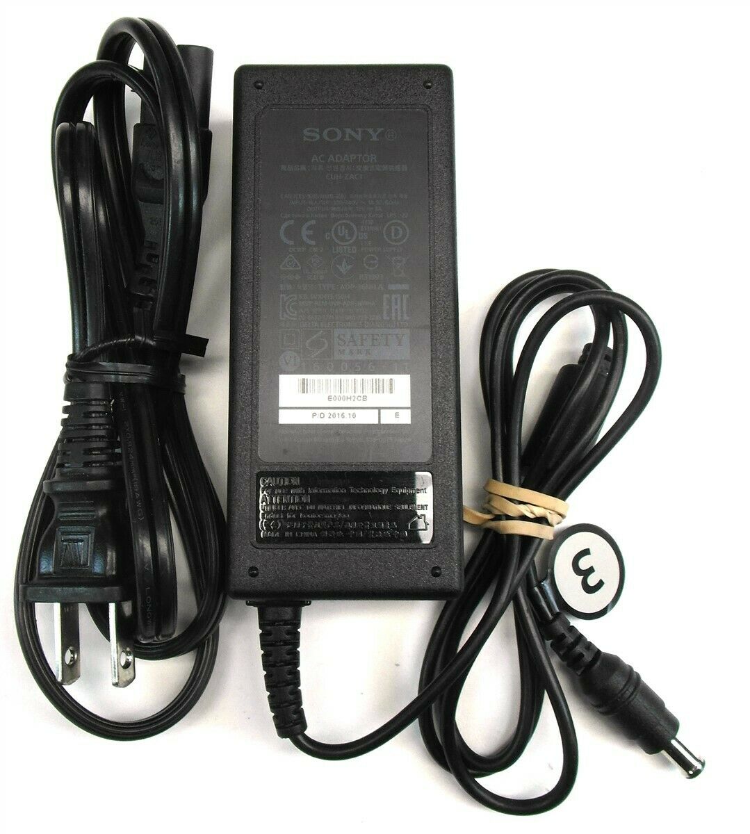 Sony VR CUH-ZAC1 ADP-36NH A 12V 3A 36W CECH-ZAC3J AC Adapter Processor Power Cord Supply